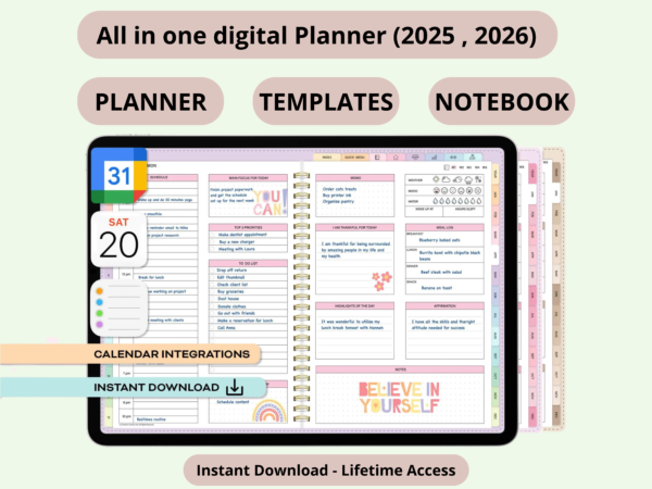 ⁦all in on digital planner⁩ - الصورة ⁦6⁩